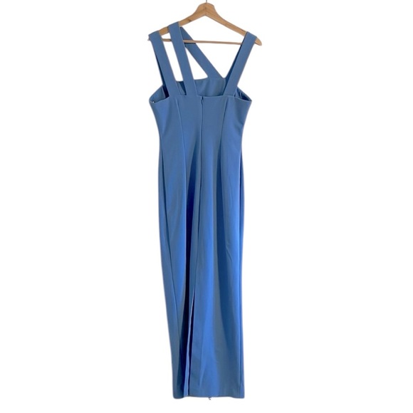 Cushnie Et Ochs The River Bandage Strap‎ Gown Women’s Size 8 Column Twill Blue - Picture 4 of 13